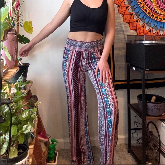 EARTHBOUND Pants - Striped JOE B Tribal Hippie bohemian pants size medium